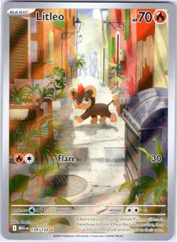 LITLEO 139/132 MEG MEGA EVOLUTION ENGLISH POKEMON NEAR MINT - Image 1