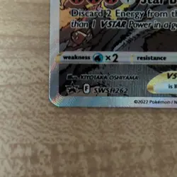 The Pokemon Company 2022 SWSH Promo Charizard VSTAR SWSH262 Full Art Holo EN - Image 4
