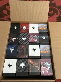 MTG empty bundle box lot of 16. Final Fantasy, Aetherdrift, Brothers War, etc - Image 1
