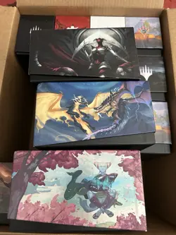 MTG empty bundle box lot of 16. Final Fantasy, Aetherdrift, Brothers War, etc - Image 3