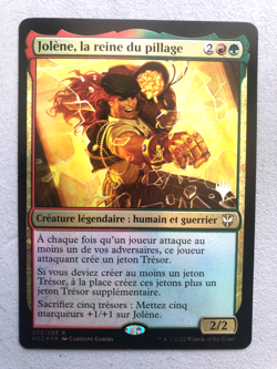Mtg Promo Pack Streets New Capenna Jolene, the Plunder Queen French FOIL NM - Image 1