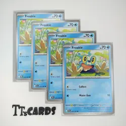 Froakie 020/086 x4 Playset 4x Pokemon TCG ME04 Chaos Rising CRI - 4 Card Set - Image 1