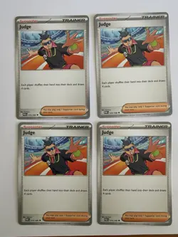 Judge 076/088 x4 Playset 4x Pokemon TCG ME03 Perfect Order POR - 4 Card Set - Image 1