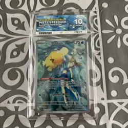 Pokemon Mistys Psyduck Illustration Destined Rivals Card 193/182 Ace 10 - Image 1