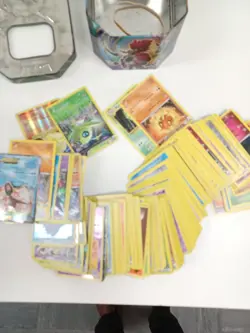 Pokemon TCG Card Bundle Mixed Lot Collectable Cards with Tin Storage Box - Image 4