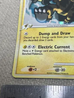 Pokemon TCG Card Game Electivire FB Lv. 50 SP 4/147 Holo Supreme Victors 2009 - Image 4