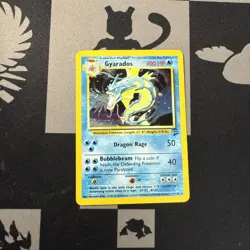 Gyarados 007/130 Base Set 2 Holo Pokemon TCG vintage card - Image 1