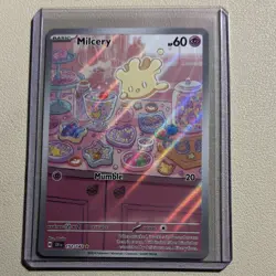 Pokemon Milcery 152/142 Sv07 Illustration Rare Holo 60 HP Mumble Card - Image 1