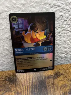 Disney Lorcana Winnie the Pooh-Hungry Bear Character Card 151/204 [Foil] - Image 1