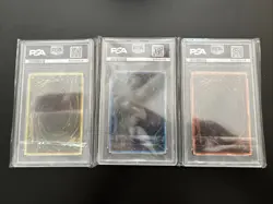 Yu-Gi-Oh! Egyptian God Cards GBI PSA 8 Set Ultra Rare Promo - Image 2