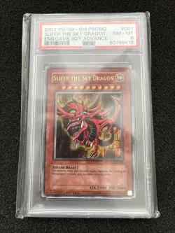 Yu-Gi-Oh! Egyptian God Cards GBI PSA 8 Set Ultra Rare Promo - Image 5
