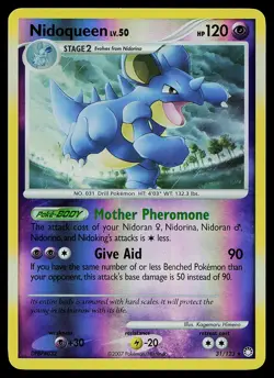 Pokemon Card - Nidoqueen Mysterious Treasures 31/123 Reverse Holo Rare - Image 1