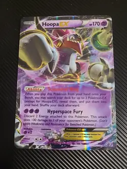 Hoopa-EX - XY71 - Pokemon XY Promo Ultra Rare Card NM - Image 1