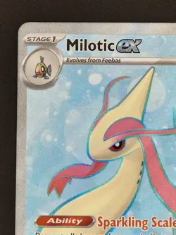 Pokemon TCG Milotic EX Ultra Rare Holo Card 217/191 Sv08: Surging Sparks Mint - Image 2