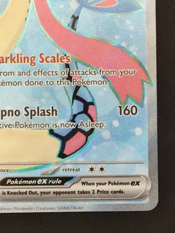 Pokemon TCG Milotic EX Ultra Rare Holo Card 217/191 Sv08: Surging Sparks Mint - Image 5