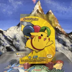 Pikachu - #25 2000 Topps Pokemon TV Animation - Clear Card LP+ - Image 2