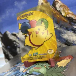 Pikachu - #25 2000 Topps Pokemon TV Animation - Clear Card LP+ - Image 4