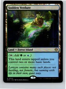 Magic the Gathering Sodden Verdure Lorwyn Eclipsed Commander MTG Free Ship! - Image 1