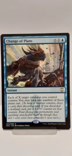 Change of Plans #24 (NM) Streets New Capenna NCC Magic MTG - Image 1
