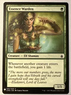 MTG / Essence Warden / LIST / #106 / Regular / Common / NM - Image 1