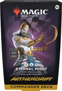 Eternal Might Aetherdrift Commander Deck - Open/Unplayed - MTG - Image 1