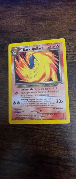 Dark Quilava 39/105 Uncommon Neo Destiny Pokemon Lightly Played - Image 1