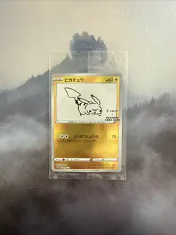 Pikachu Yu Nagaba Sealed 208/s-p Japanese Promo - TCG Pokemon Japanese Cards - Image 1