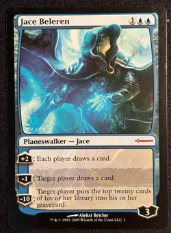 MTG Jace Beleren - Book Promo 2009 LP+ - Image 1