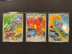 Pokemon First Partner Illustration Collection Kanto Set of 3 MEP 037, 038 & 039 - Image 1