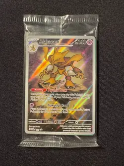 Alakazam MEP 009 Full Art Black Star Promo Pokemon Mega Evolution Sealed - Image 1