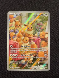 Eevee 188/167 Illustration Rare Pokemon Scarlet & Violet Twilight Masquerade - Image 1