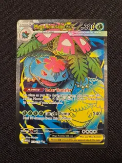 Mega Venusaur ex 155/132 Full Art Ultra Rare Pokemon Mega Evolution Near Mint - Image 1