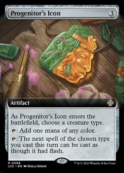 Progenitor's Icon x1 1x Extended Art Lost Caverns of Ixalan Commander NM MTG - Image 1