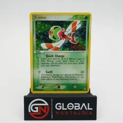 Yanma Reverse Holo #28 Ex team Rocket returns Pokemon 2004 NM - Image 1