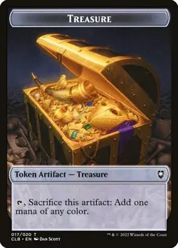 1x Treasure - Token NM Eng MTG - Commander Legends Baldur's Gate - Image 1