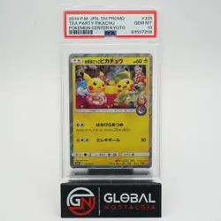 Tea Party Pikachu #325 Pokemon Center Kyoto Japanese Promo 2019 PSA 10 - Image 1