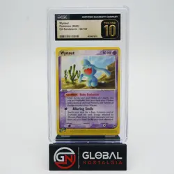 Wynaut #54 Ex Sandstorm 2003 Pokemon Black Label POP 3 CGC Pristine 10 - Image 1