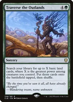 1x Traverse the Outlands - Foil NM Eng MTG - Commander Legends Baldur's Gate - Image 1