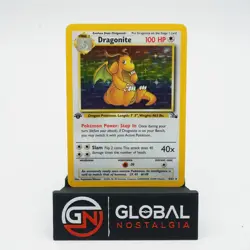 Dagonite #4 1st Edition Fossil Holo Rare Pokemon 1999 NM- - Image 1
