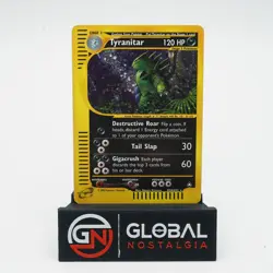Tyranitar #H28 Aquapolis Holo Rare Pokemon 2003 LP- - Image 1