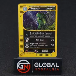 Tyranitar #H28 Aquapolis Holo Rare Pokemon 2003 LP- - Image 3