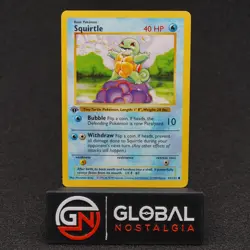 Squirtle #63 1st Edition Base Set Shadowless Pokemon 1999 NM- - Image 3