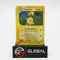 Ampharos #H1 Aquapolis Holo Rare Pokemon 2003 MP - Image 1