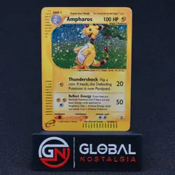 Ampharos #H1 Aquapolis Holo Rare Pokemon 2003 MP - Image 3