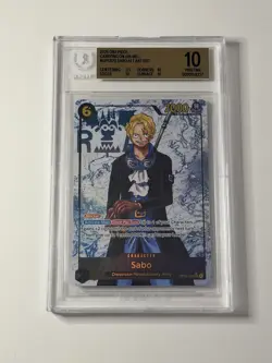 Sabo OP13-120 SEC Alternate Art BGS 10 Pristine One Piece - Image 1