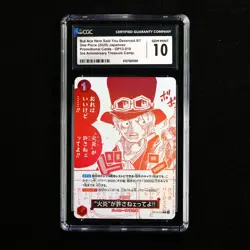 CGC 10 GEM MINT 2025 One Piece JPN But Ace Here Said You Deserved it OP13-019 R - Image 2