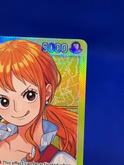One Piece A Fist of Divine Speed Nami OP11-041 Alternate Alt Art Leader LP - Image 5