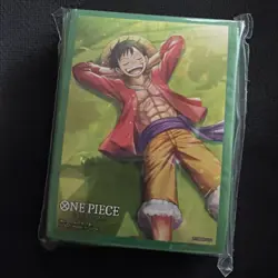 ONE PIECE TCG Official Card Sleeves ST21 EX Deck Monkey Luffy PACK OF 70 Sealed - Image 1