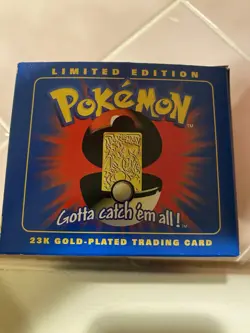 1999 Burger King/Nintendo Pokemon 23K Gold Plated Full Trading Card Set - Image 5