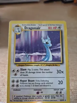 Dragonair Base Set Pokemon Card 18/102 - Image 1
